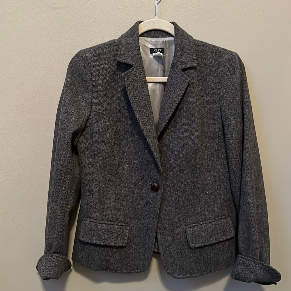 J crew wool blazer